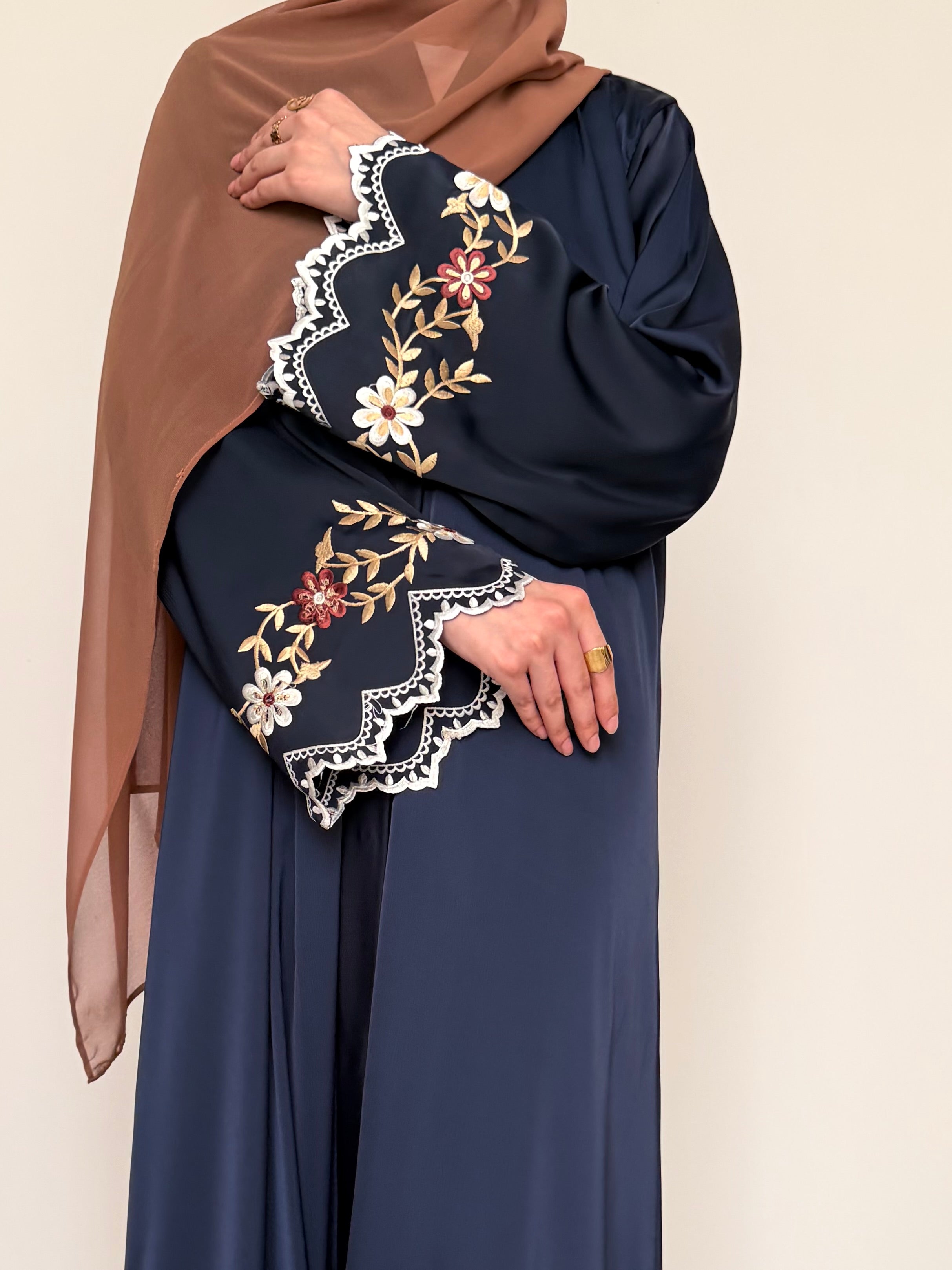 The Sapphire Flora Abaya