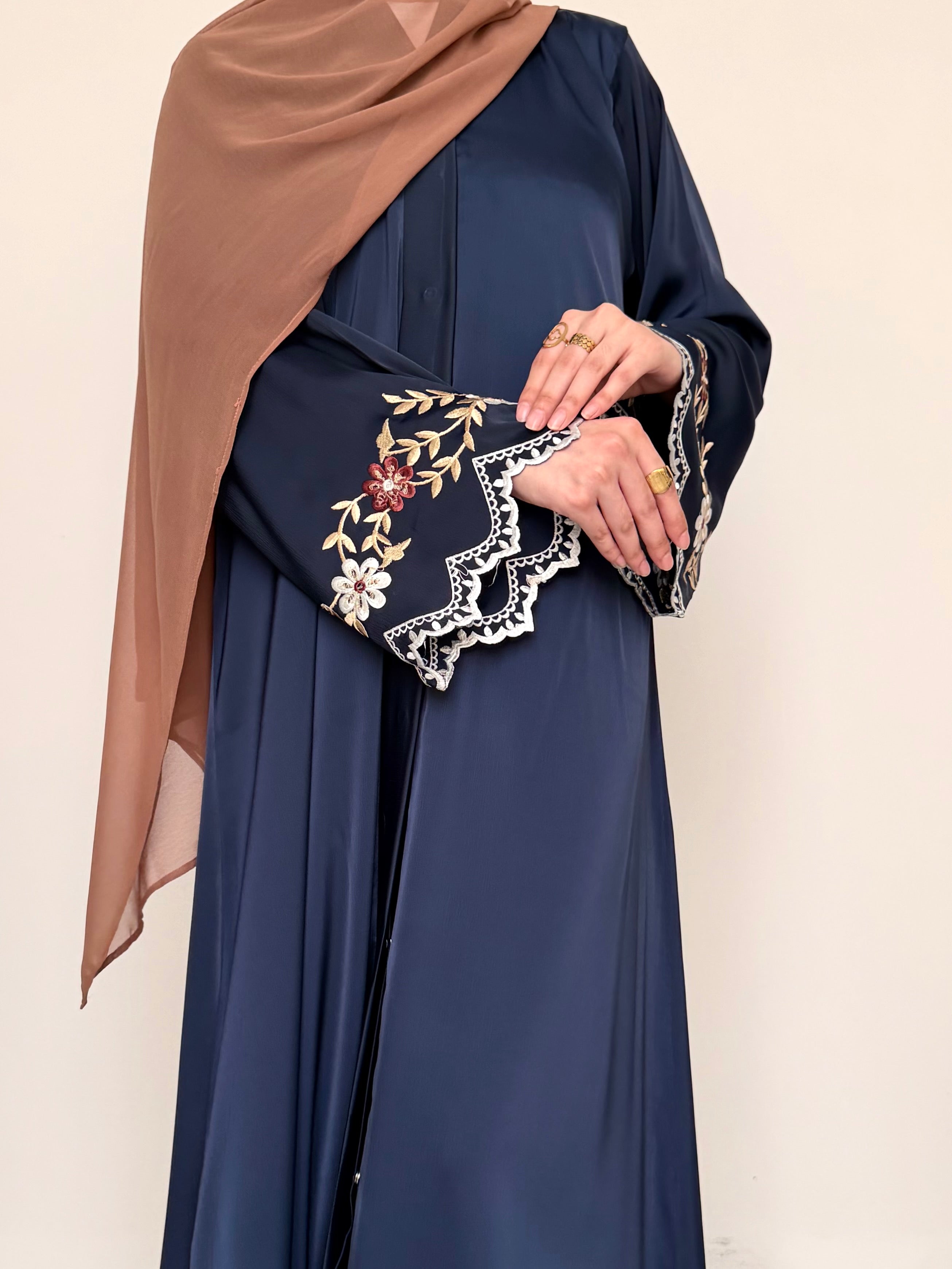 The Sapphire Flora Abaya