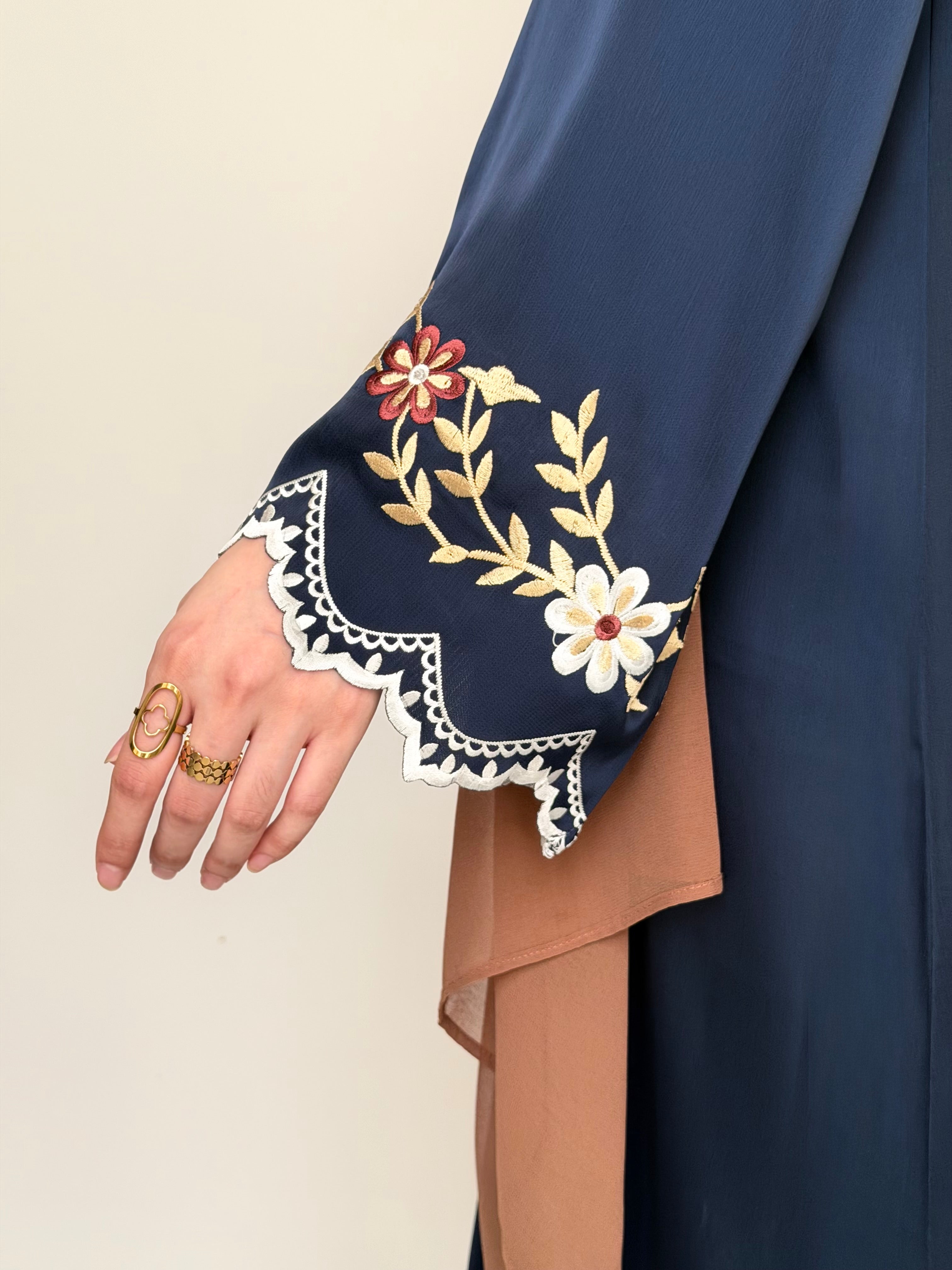 The Sapphire Flora Abaya