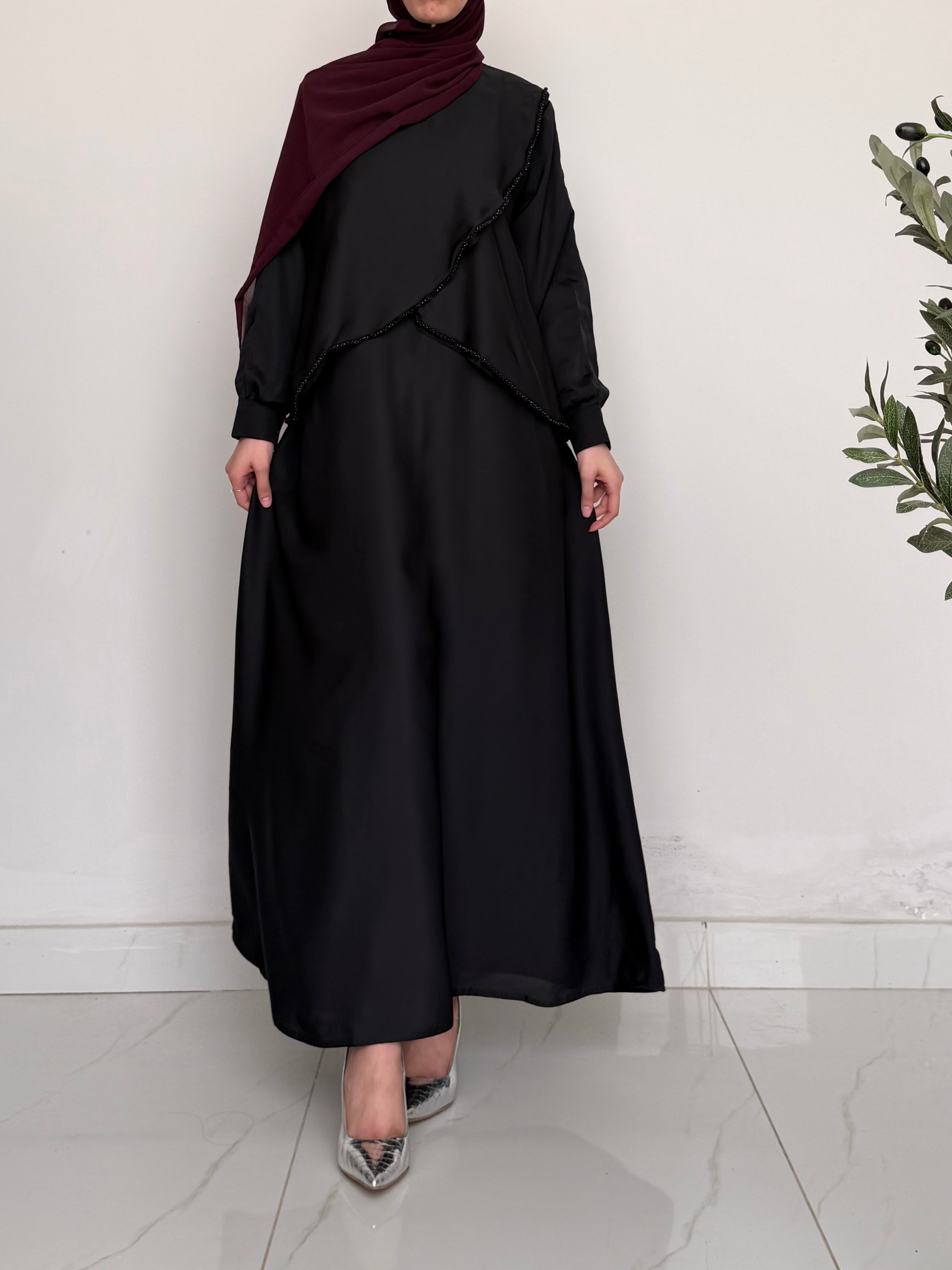 The Beaded Lace Abaya
