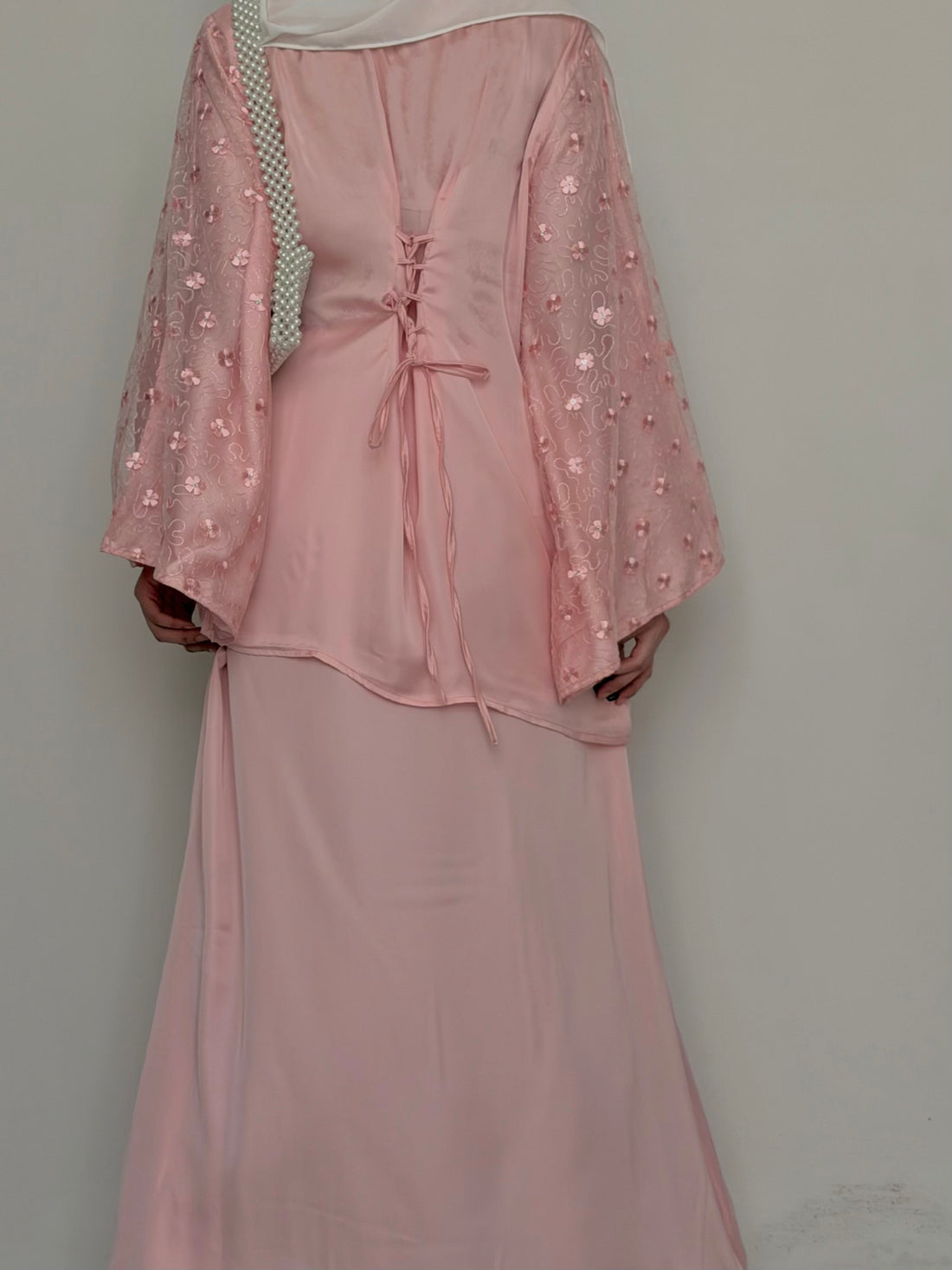 Blush Flora Lace Set
