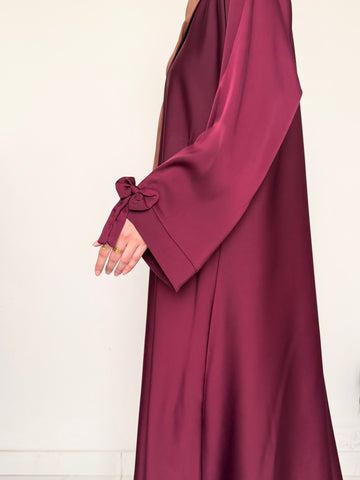 Bow-Knot Abaya - Vine