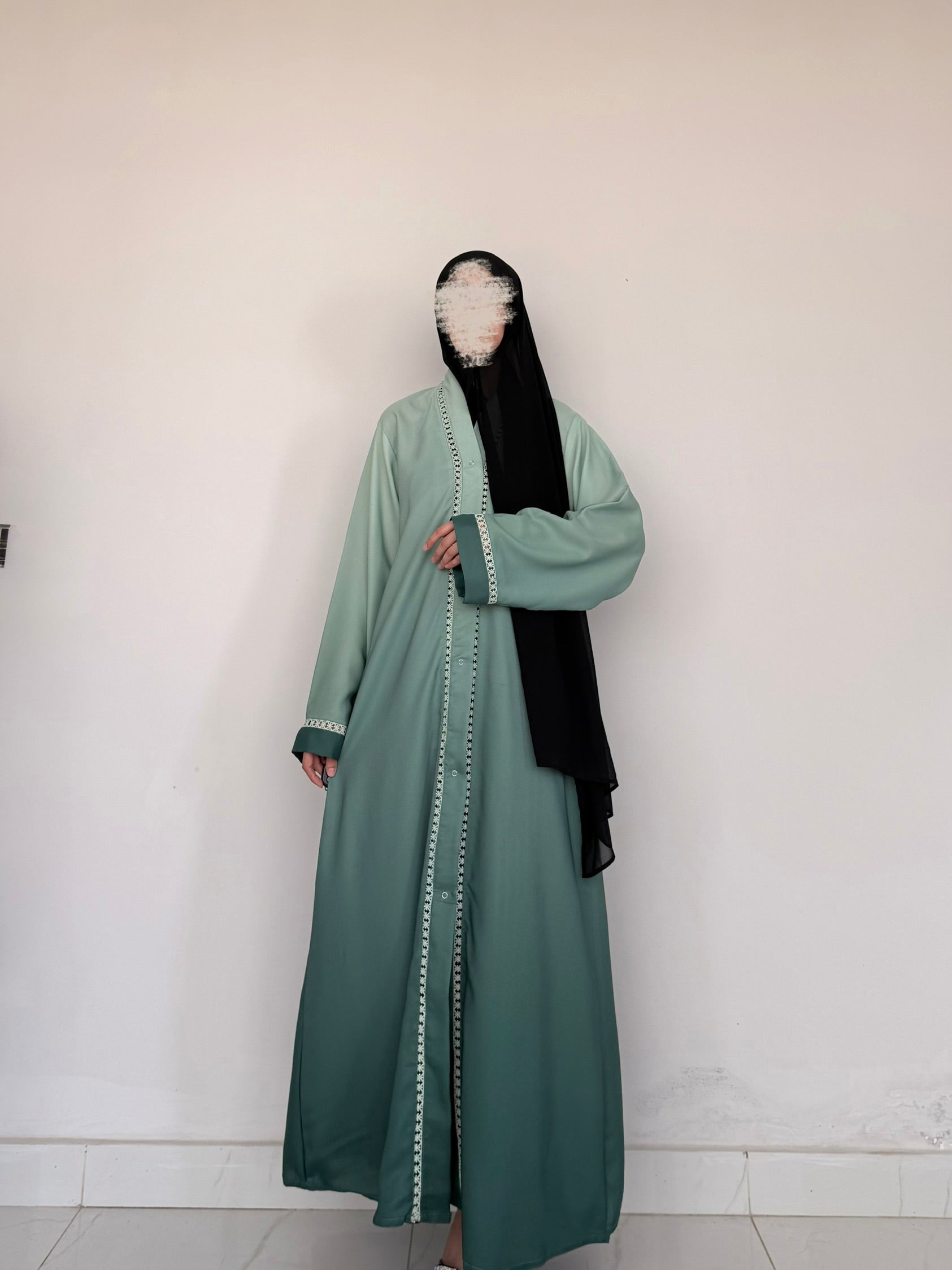 Veil Abaya- Green