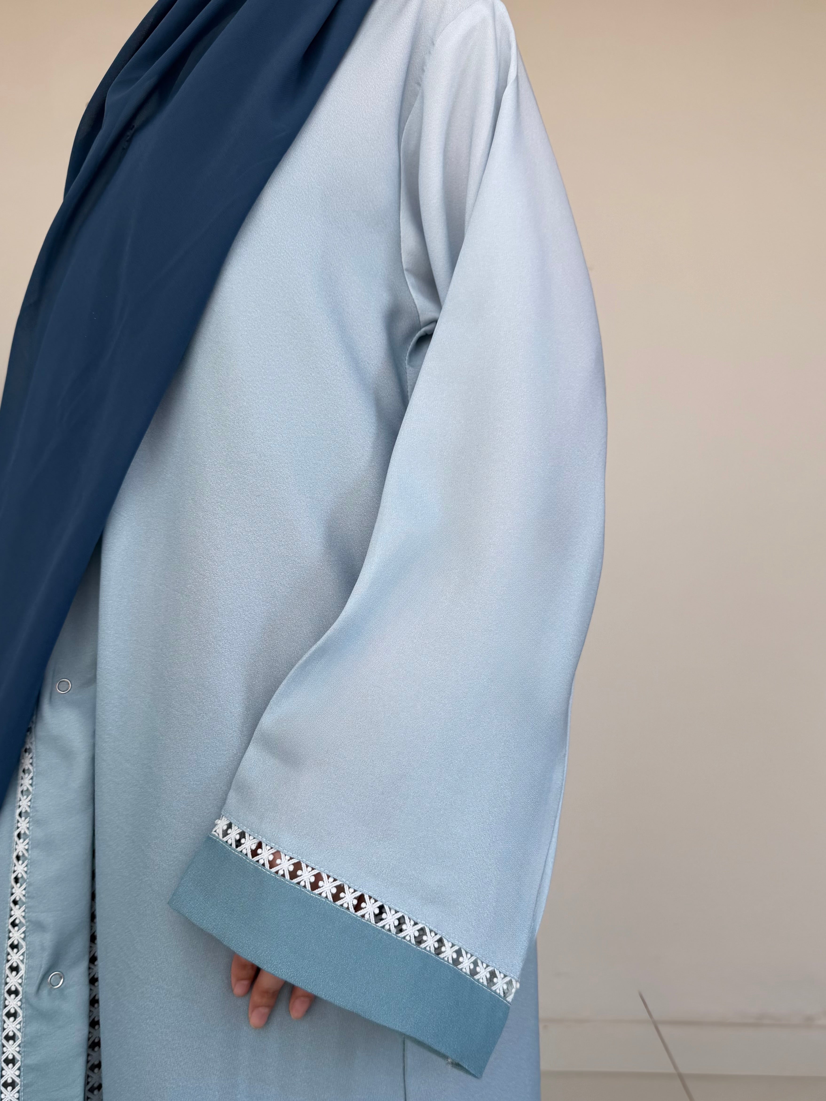 Veil Abaya- Sky Blue