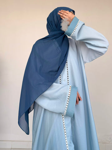 Veil Abaya- Sky Blue