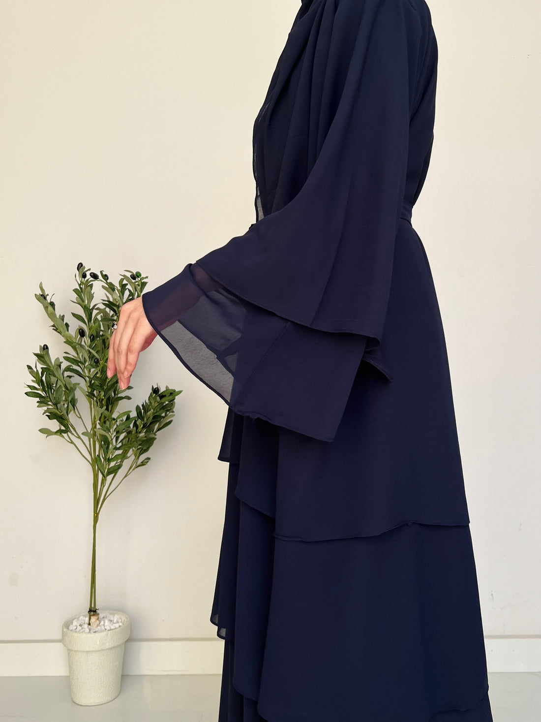 Layered Grace- Navy Blue
