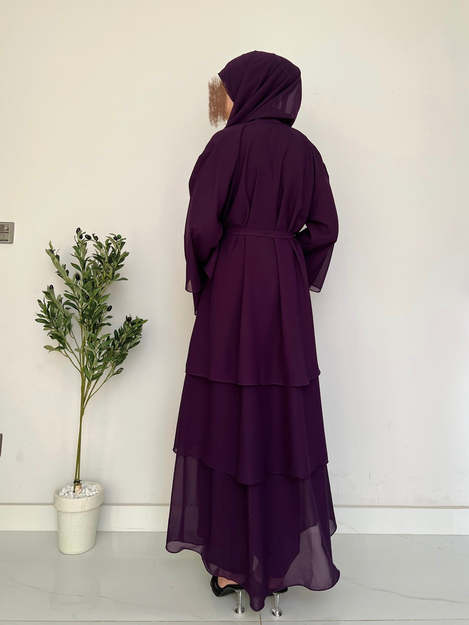 Layered Grace- Plum