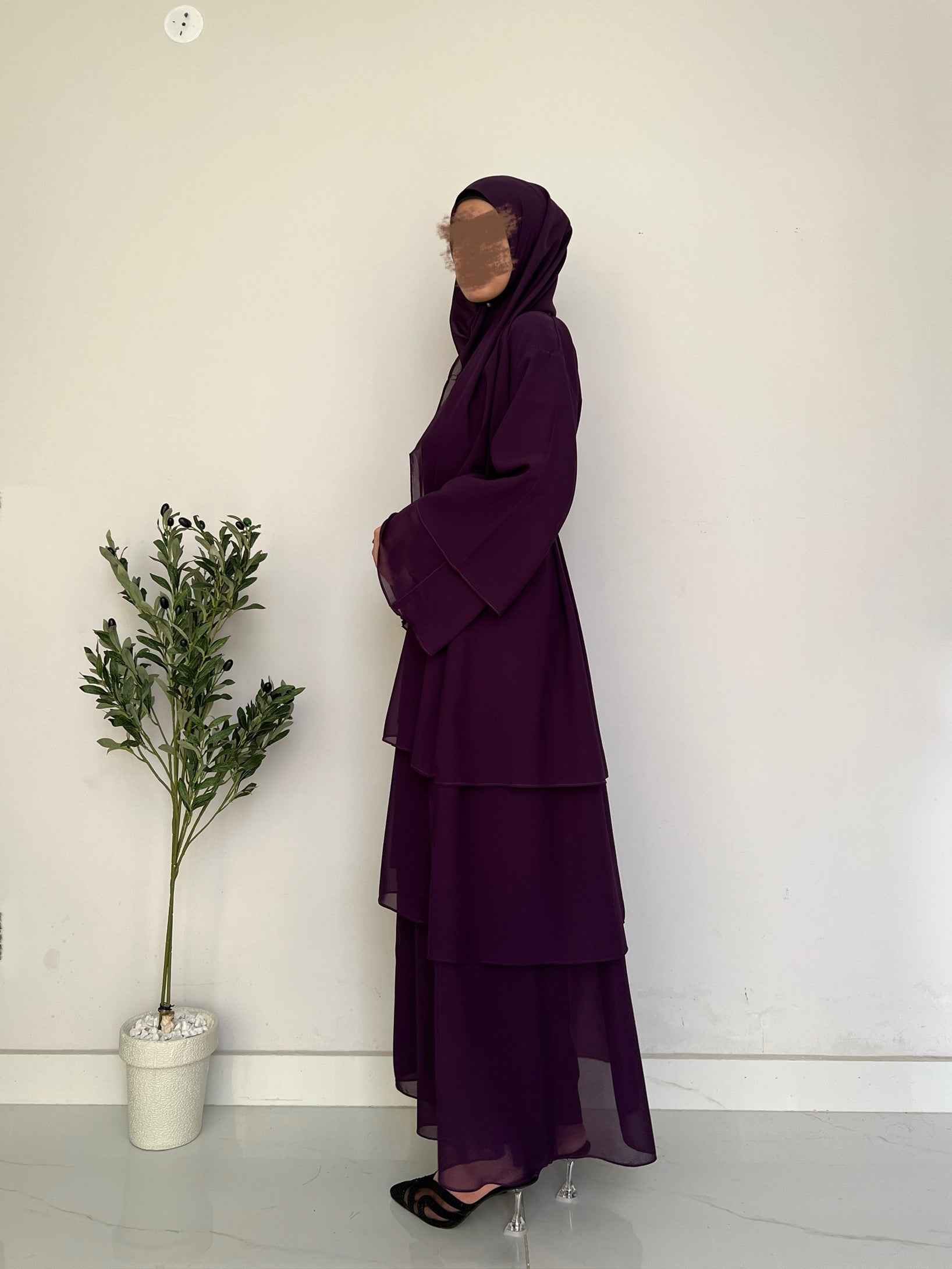 Layered Grace- Plum