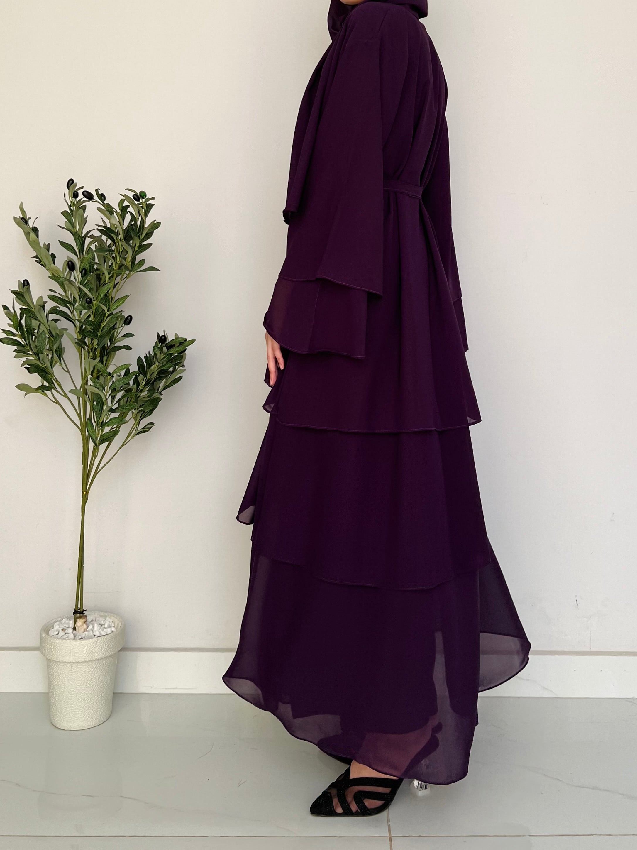 Layered Grace- Plum