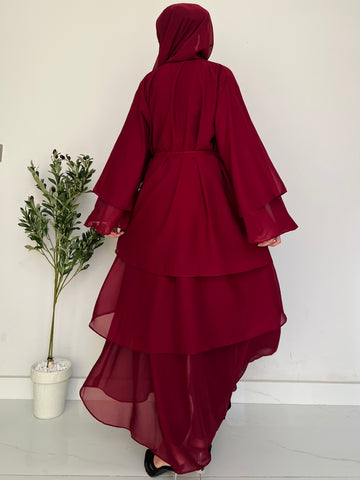 layered Grace- Maroon
