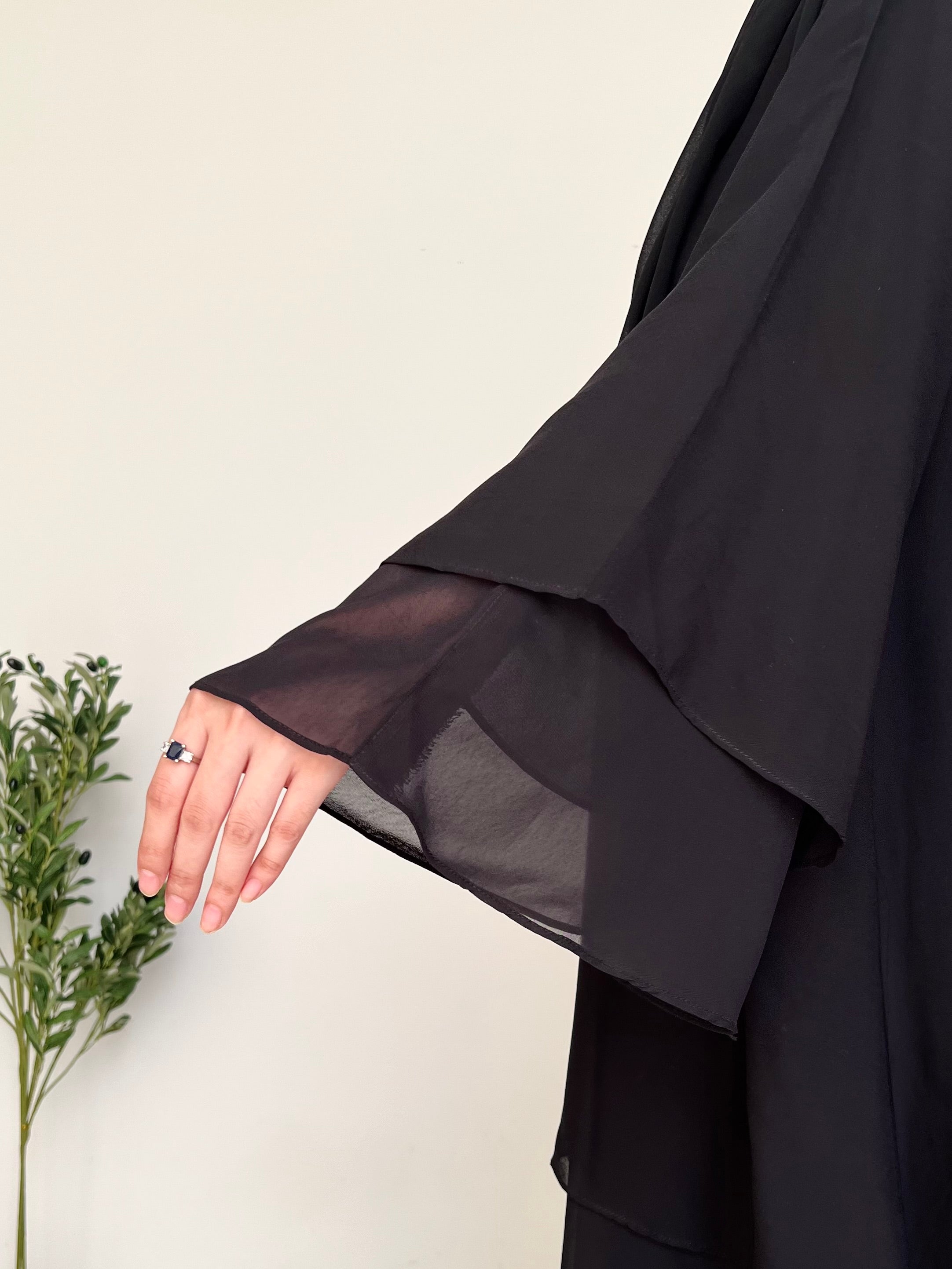 Layered Grace- Black