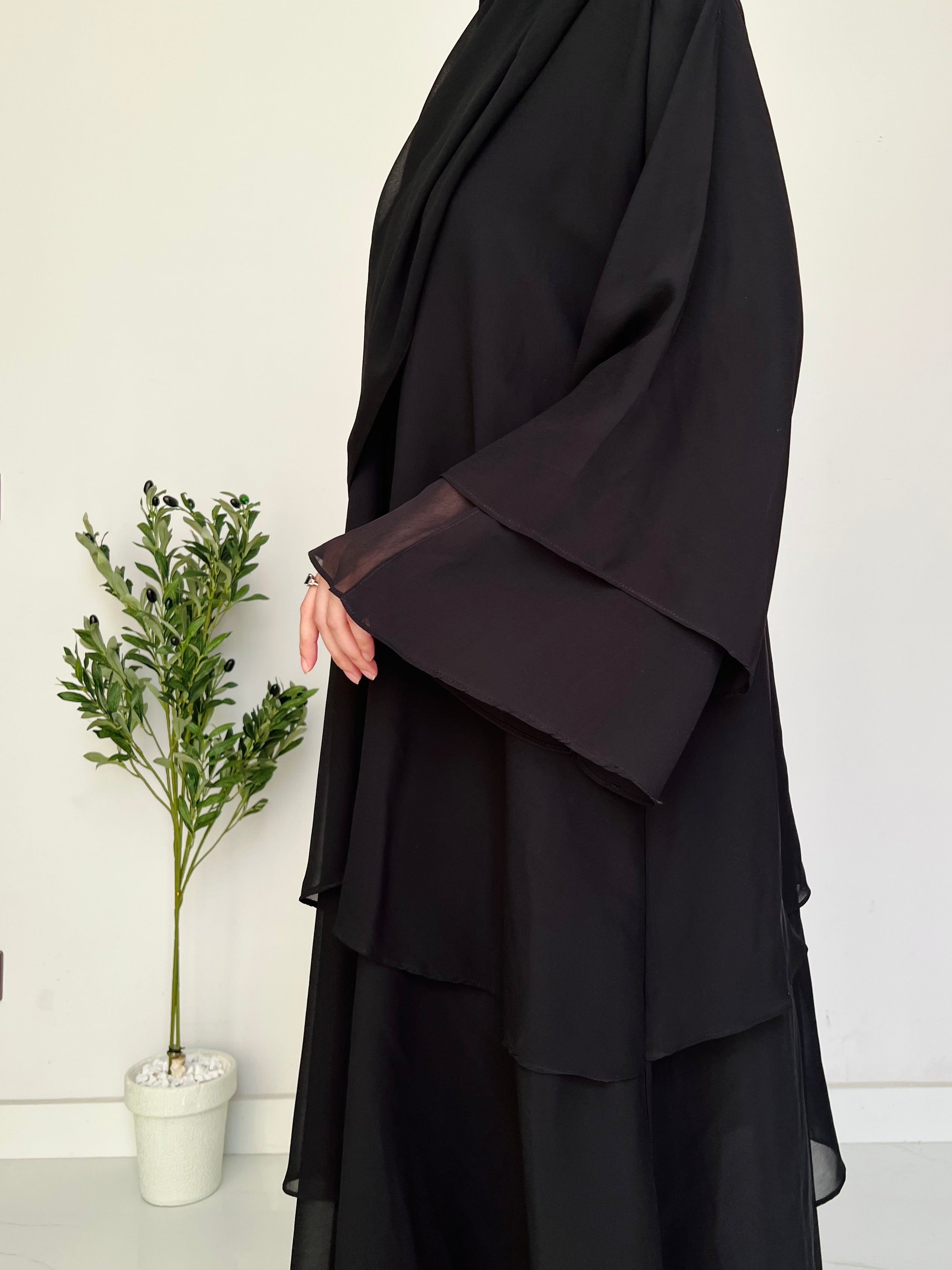 Layered Grace- Black