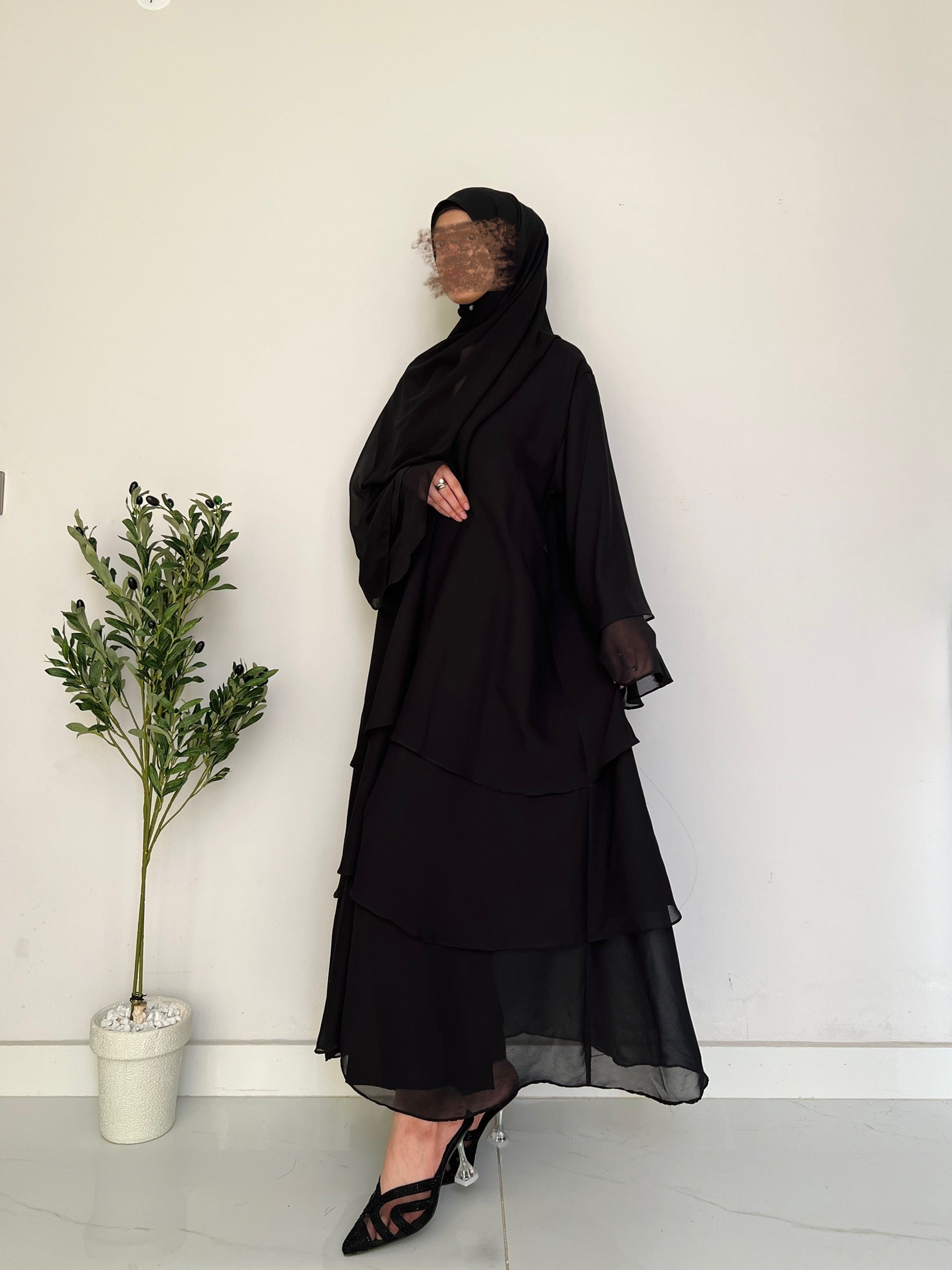 Layered Grace- Black