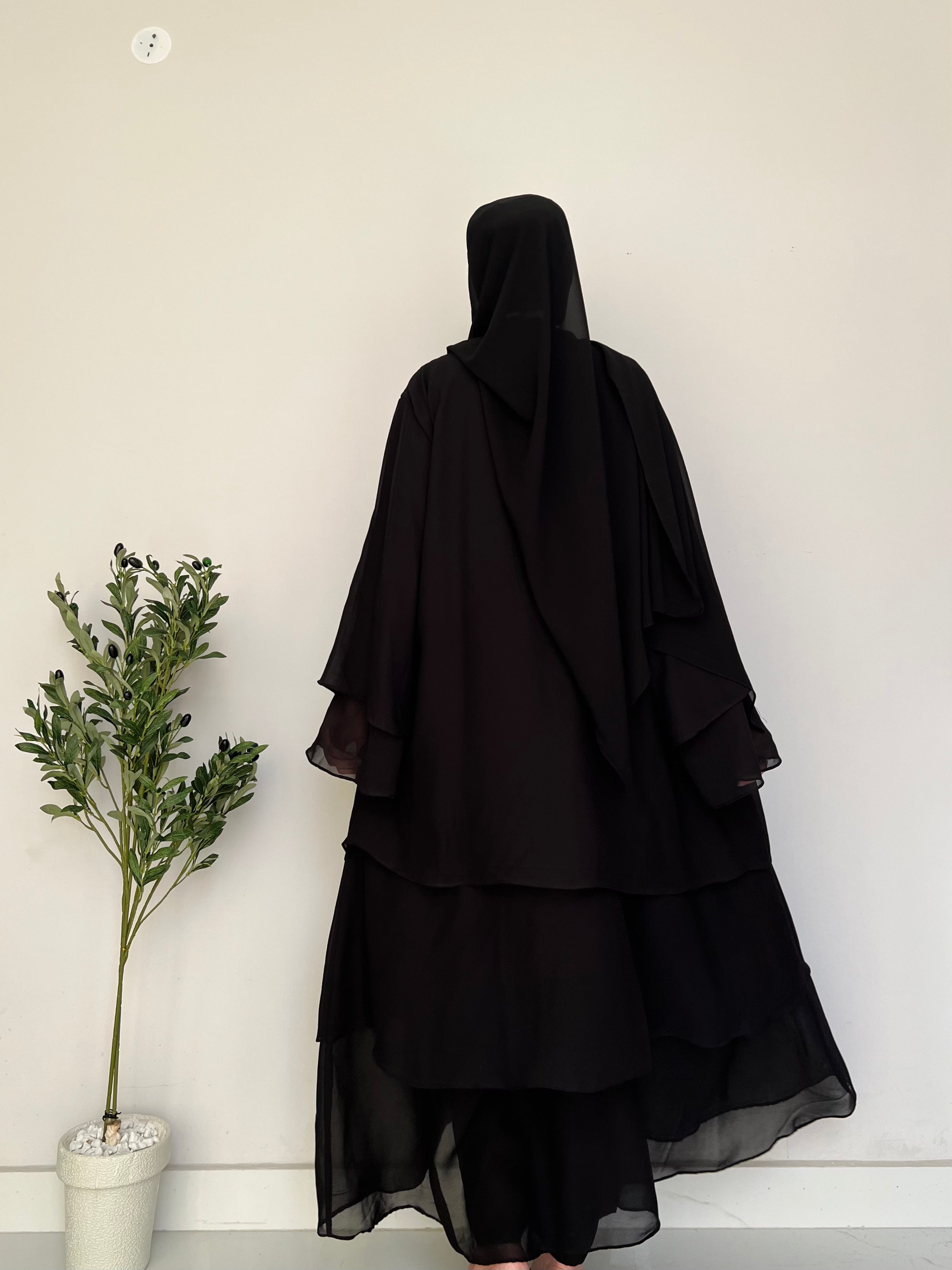 Layered Grace- Black