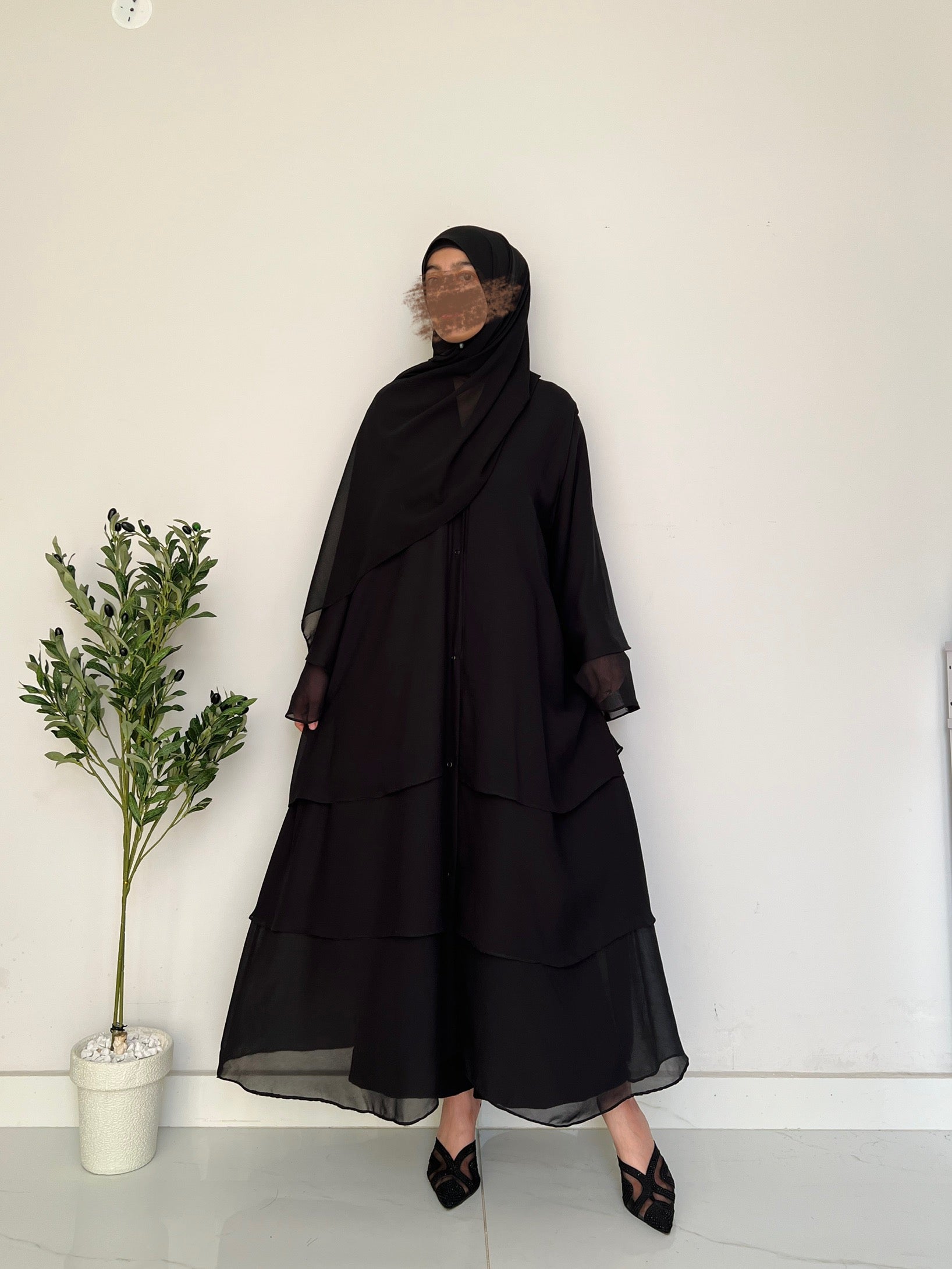 Layered Grace- Black