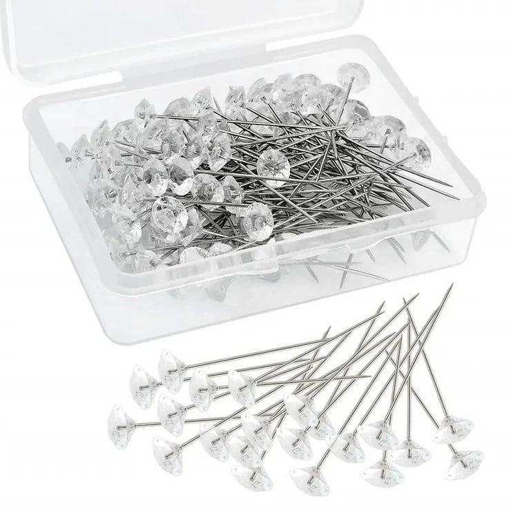 Diamond Hijab Pins - 30 Pin Pack