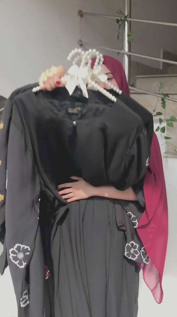 ORCHID - Embroidered Abaya