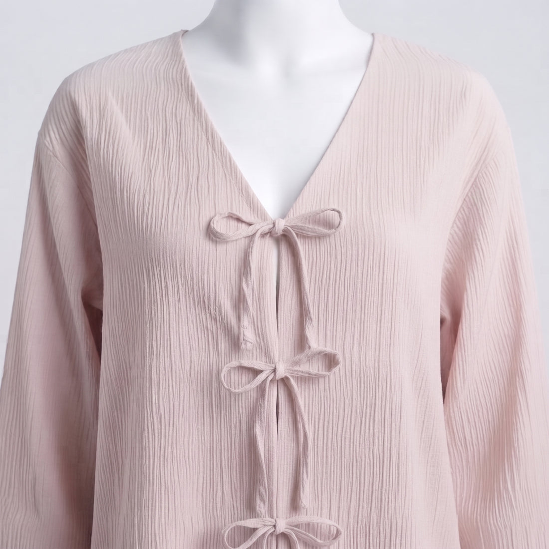 Soft Rose Tie Top