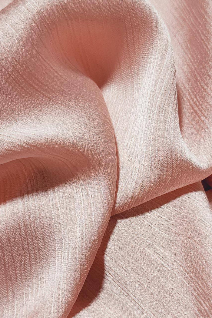 Premium Crinkle Silk Hijab - Rosewater