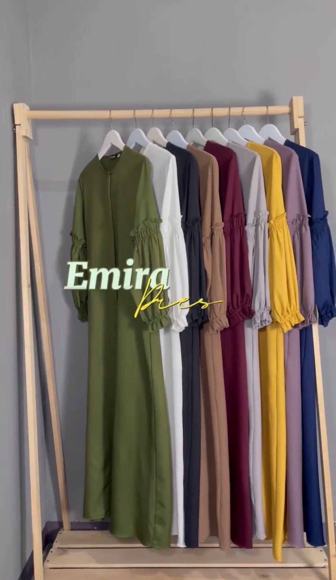 Emira - Puffed Sleeve Abaya