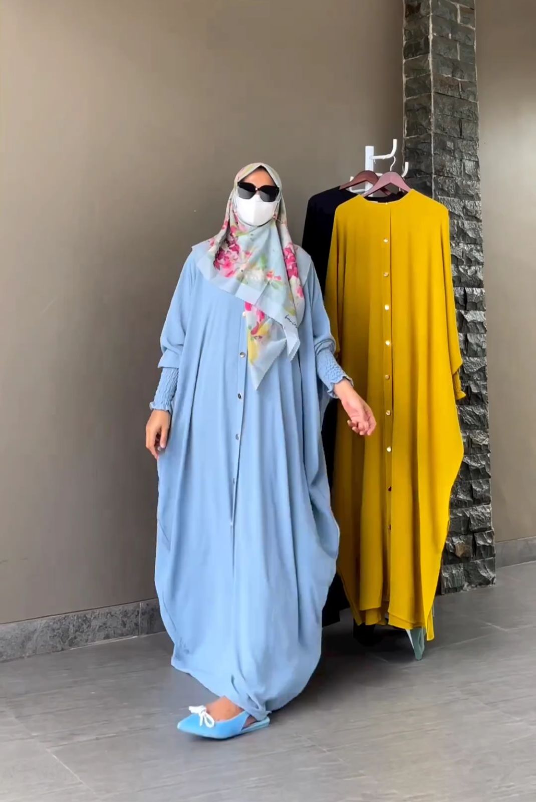 ZENITH - Smoked Sleeves Baggy Abaya