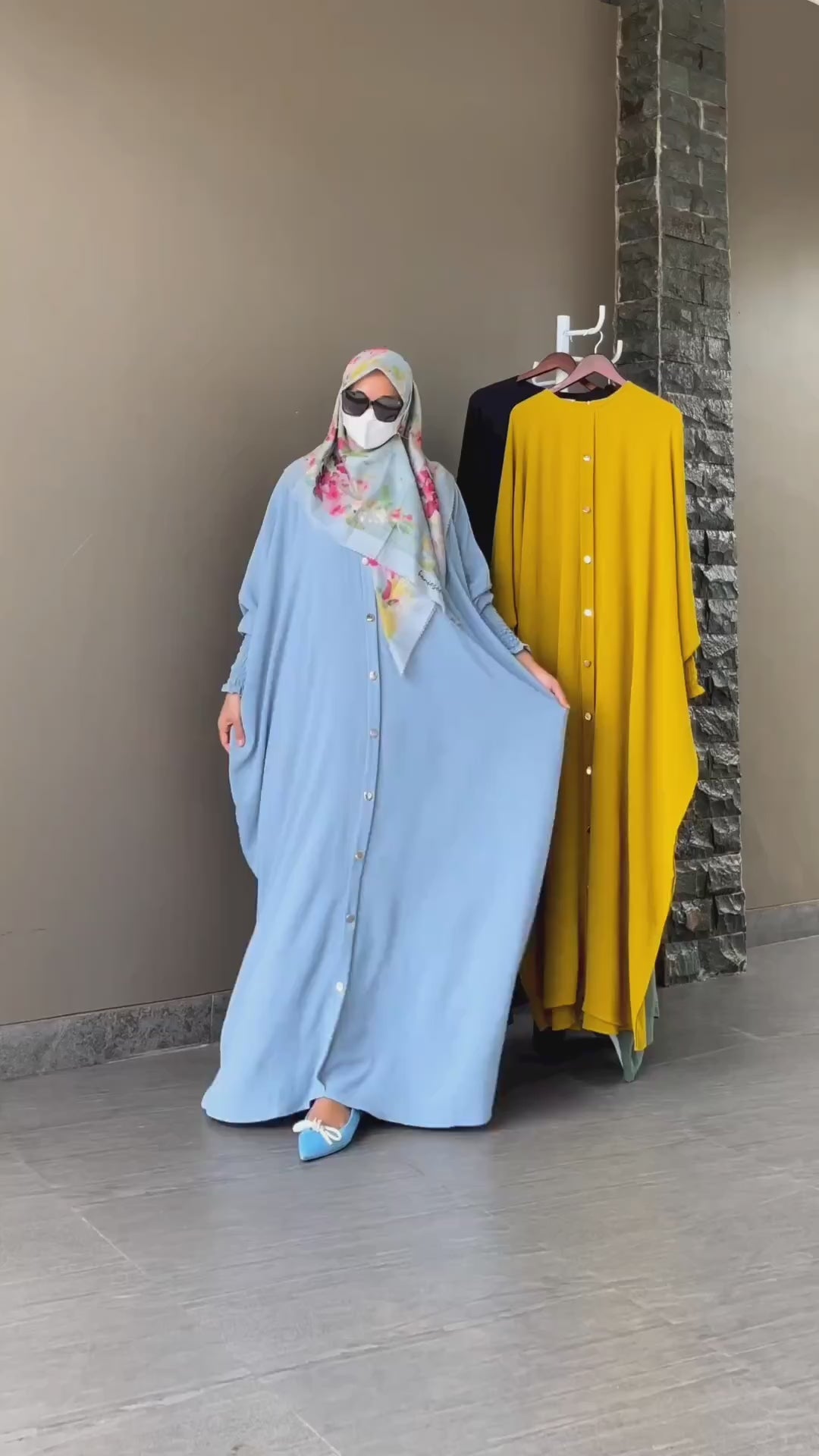 ZENITH - Smoked Sleeves Baggy Abaya